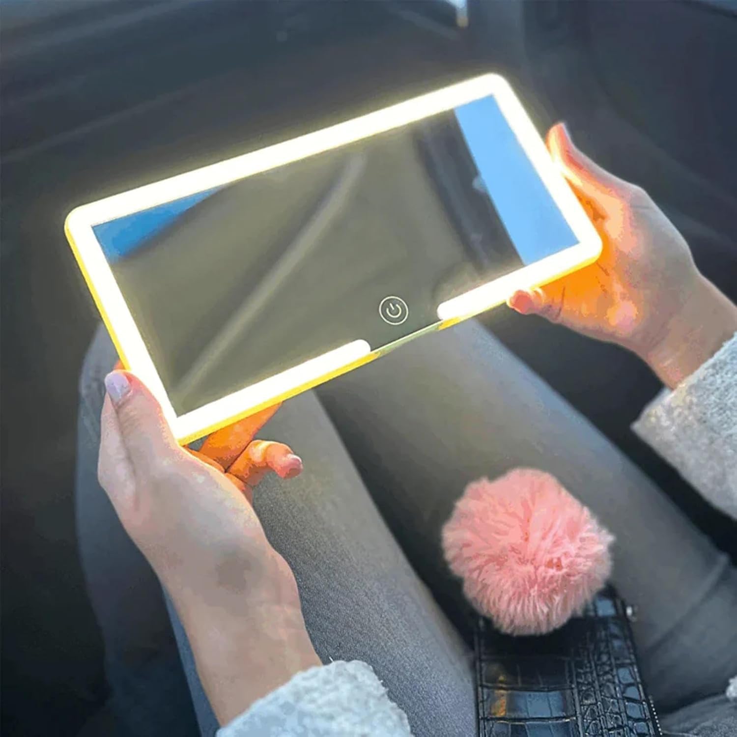 Universal LED Sun Visor Vanity Mirror
