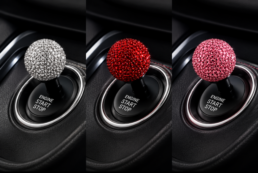 Bedazzled Push Start Knob