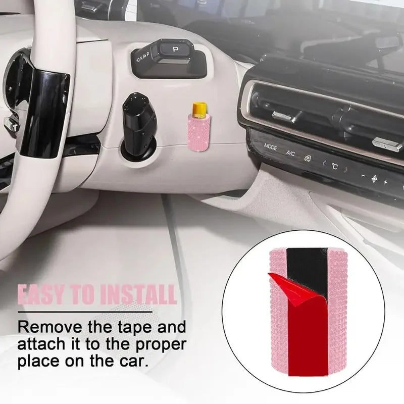 Sparkling Car Lipgloss Holder